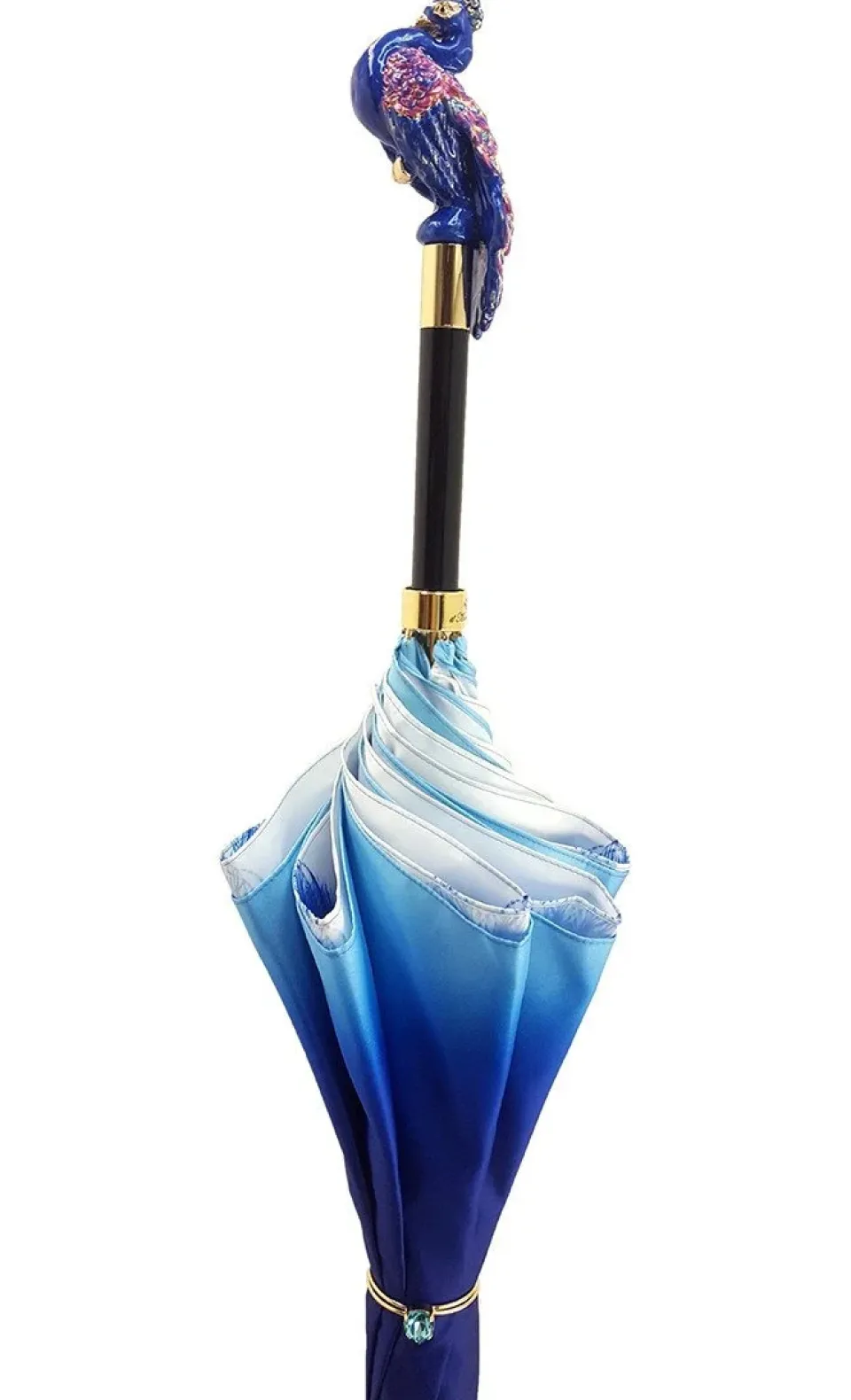 Fashion Il Marchesato Blue Peacock Umbrella Ombrello da donna alla moda eccezionale