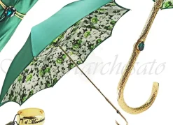 Fashion Il Marchesato fiorato verde Smeraldo