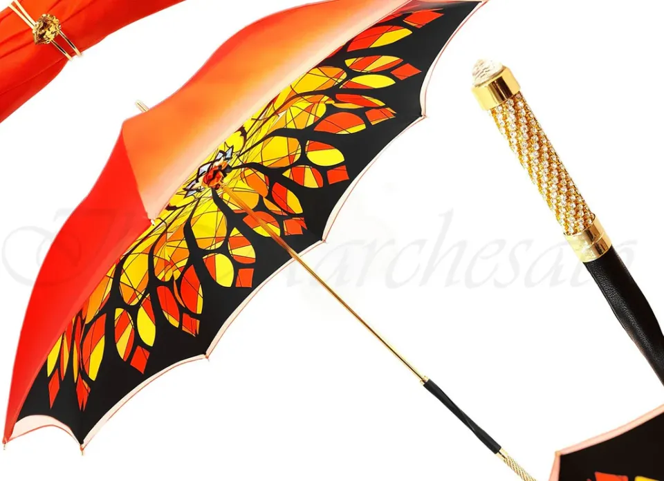 Clearance Il Marchesato le signore Di lusso Jewelry Double Cloth Umbrella