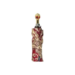 Outlet Il Marchesato ombrelli Burgundy crown design - Mylord red stones Handl
