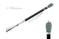 Hot Il Marchesato Silver plated shoehorn