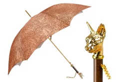 Sale Il Marchesato Umbrella with 24K Gold plated Cat Handle