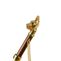 Sale Il Marchesato Umbrella with 24K Gold plated Cat Handle