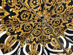 Fashion Il Marchesato Impugnatura esclusiva con scorpione dorato 24K e abbellito con cristal