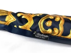 Fashion Il Marchesato Impugnatura esclusiva con scorpione dorato 24K e abbellito con cristal