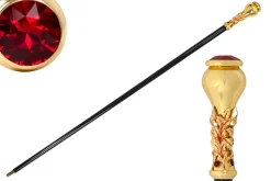 Hot Il Marchesato Italian Artisan Excellence: Luxury Walking Cane with 24K Gold Plating