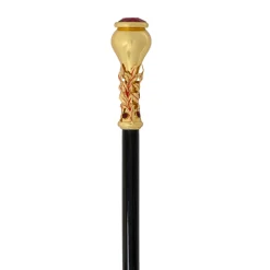 Hot Il Marchesato Italian Artisan Excellence: Luxury Walking Cane with 24K Gold Plating