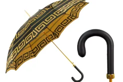Discount Il Marchesato Italian Greek Design with Leather handle Umbrella