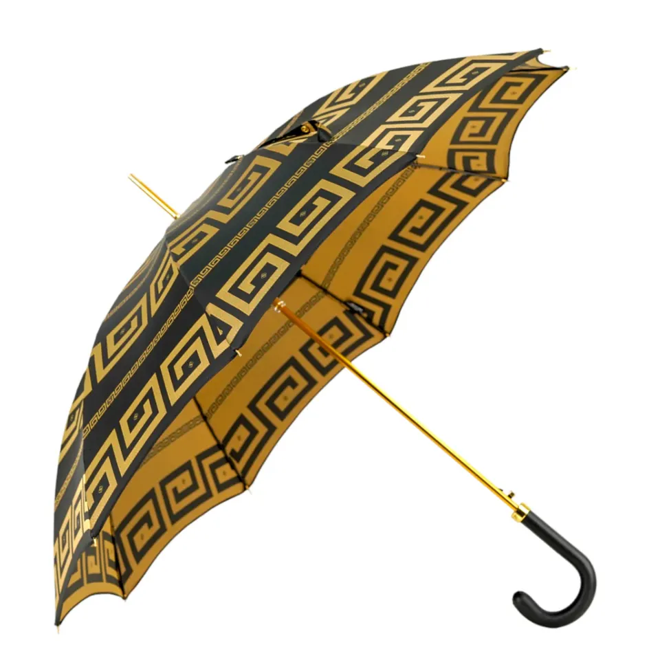 Discount Il Marchesato Italian Greek Design with Leather handle Umbrella