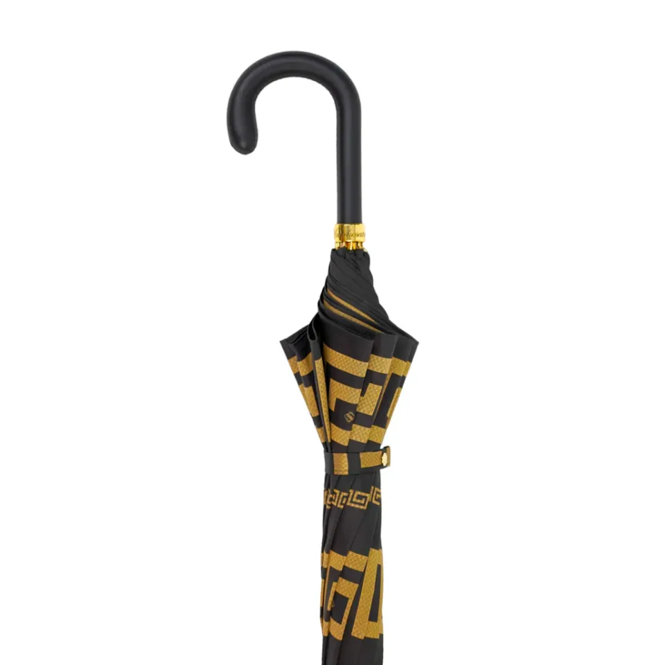 Discount Il Marchesato Italian Greek Design with Leather handle Umbrella