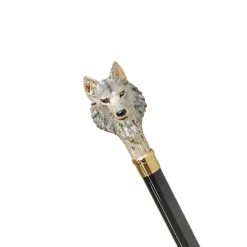 Sale Il Marchesato 24k Wolf placcato in oro - smaltato a mano