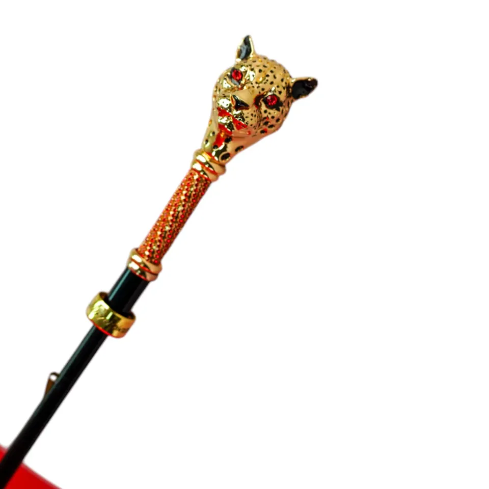Outlet Il Marchesato LIMITED COLLECTION - Exclusive Red Umbrella with Jeweled Panther Handl
