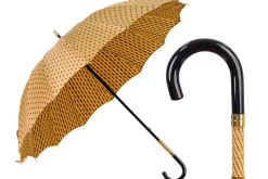 Best Il Marchesato LIMITED COLLECTION - Jaquard polka dot gold umbrella