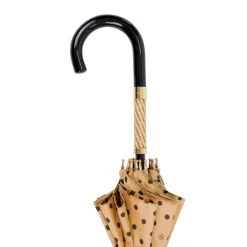 Best Il Marchesato LIMITED COLLECTION - Jaquard polka dot gold umbrella