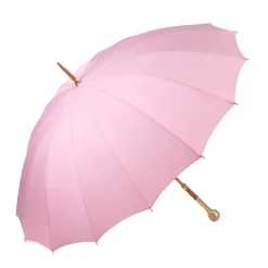 Best Il Marchesato LIMITED COLLECTION - Pink Umbrella with Gold-Plated Handle and Quartz