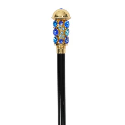 Hot Il Marchesato Luxurious Italian Tradition: 24K Gold-Plated Walking Cane Embellished