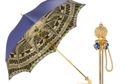 Discount Il Marchesato Luxury in Rain: Handmade Umbrellas featuring 24K Gold-Plated Crystal H