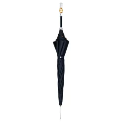 Fashion Il Marchesato Luxury Umbrella with Bold Stripes and Gem-Encrusted Handle