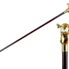 Fashion Il Marchesato Luxury Walking Stick with Gold-Plated Camel Handle