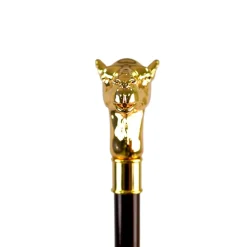 Fashion Il Marchesato Luxury Walking Stick with Gold-Plated Camel Handle