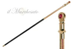 Sale Il Marchesato Majestic cane 24K goldplated with crystals - Limited collection