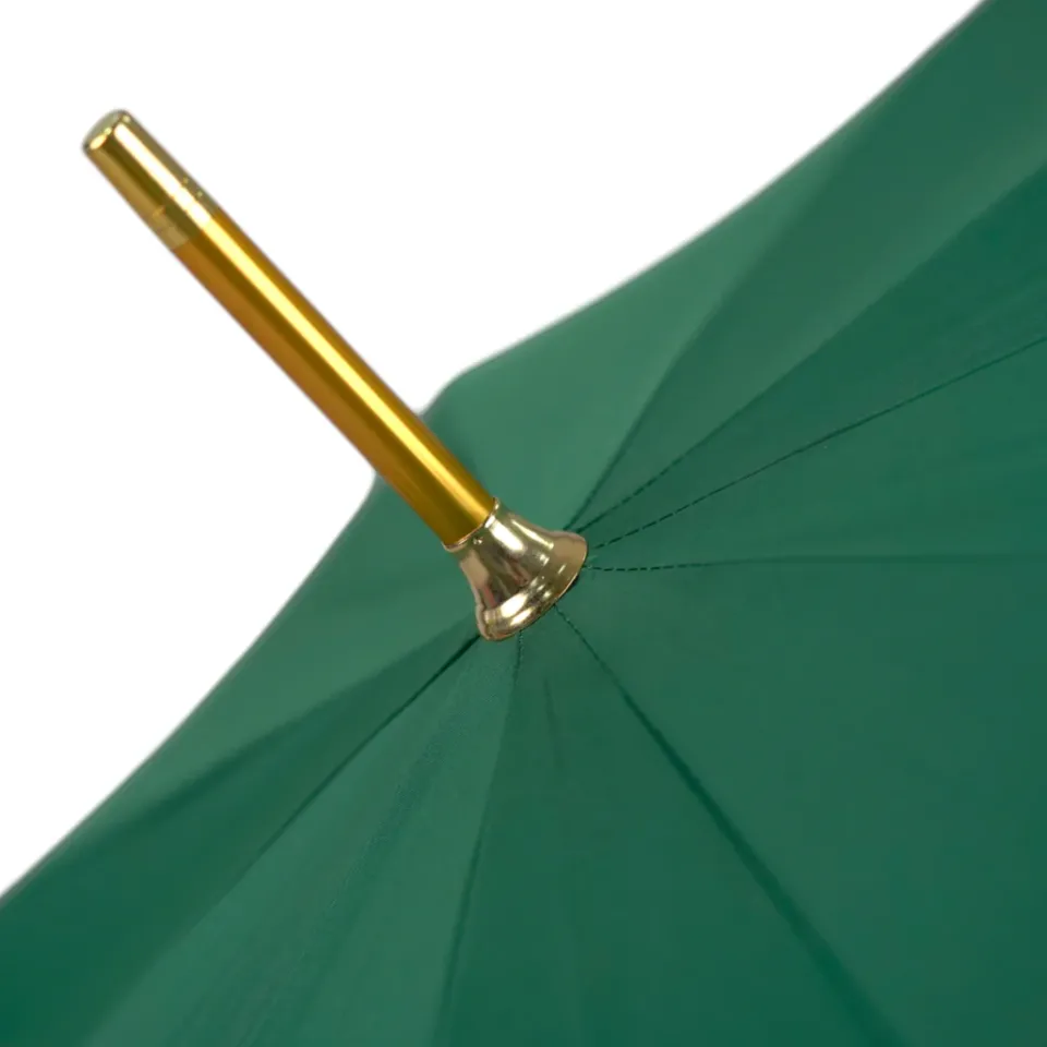 Sale Il Marchesato Majestic Green Umbrella with Ornate Sword Handle in 24K Gold Plating