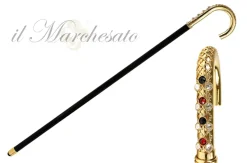 New Il Marchesato Manica in ottone dorato - Bastone di lusso da uomo