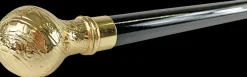 Outlet Il Marchesato Manopola cerimoniale del bastone da passeggio - placcato oro 24k