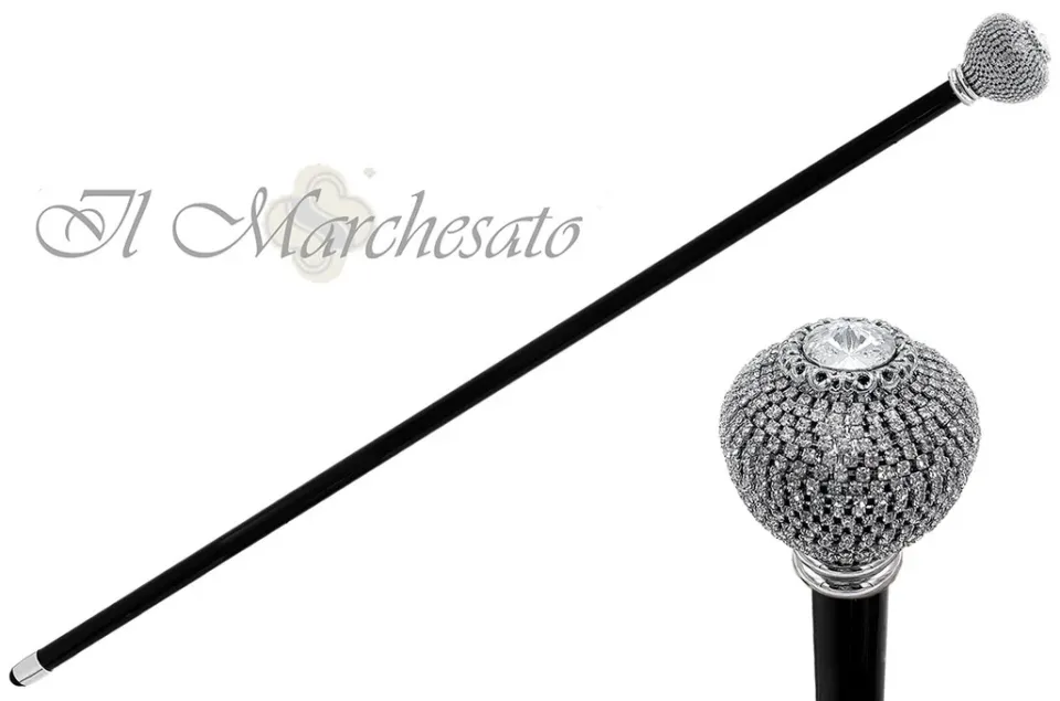 Discount Il Marchesato Manopola tonda brillante con mille cristalli