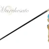 Online Il Marchesato Meraviglioso Mylord Walking Canne con grande cristallo Aqua