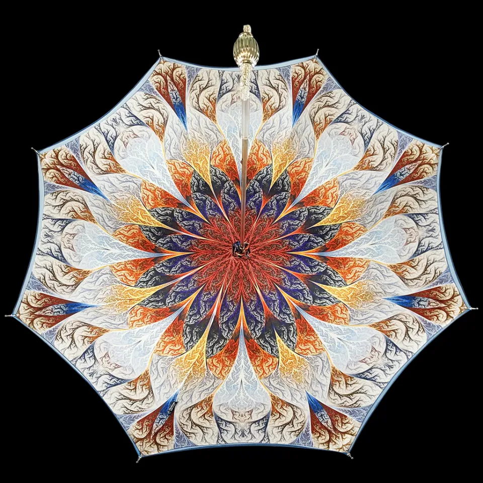 Hot Il Marchesato Meraviglioso ombrello color carta da zucchero con astratto design mari