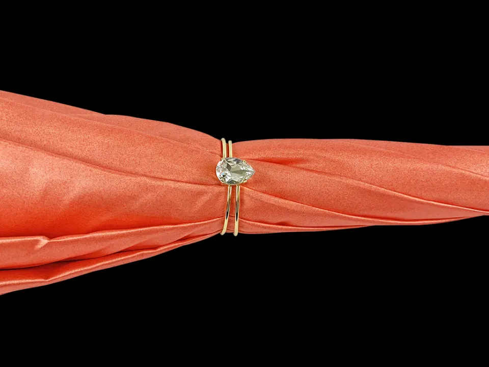 Best Il Marchesato Meraviglioso polpo dorato con cristalli e design "35fili"