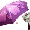 Outlet Il Marchesato Mini con fiore gerbera lilla e cristalli ametista