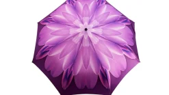Outlet Il Marchesato Mini con fiore gerbera lilla e cristalli ametista