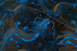 Best Il Marchesato Mythical Dragon Umbrella – Silver-Plated Handle & Oriental Blue design
