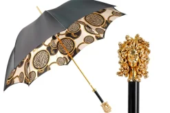 Online Il Marchesato Mythical Elegance: Umbrella with Golden Medusa Accent