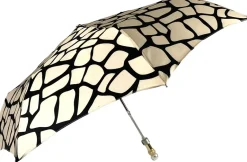 Discount Il Marchesato Nero & beige - Ombrello pieghevole