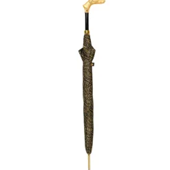 Fashion Il Marchesato Noble Hound: Decorated Umbrella with Gold-Plated Greyhound Handle