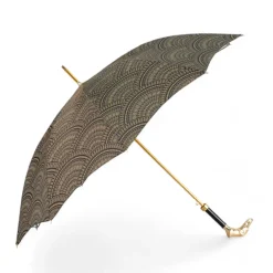 Fashion Il Marchesato Noble Hound: Decorated Umbrella with Gold-Plated Greyhound Handle