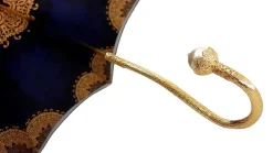 Clearance Il Marchesato Ombrello alla moda finito in un lussuoso Raso blu