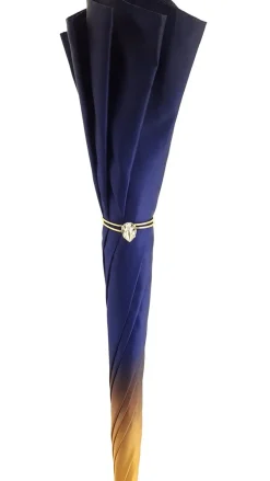 Clearance Il Marchesato Ombrello alla moda finito in un lussuoso Raso blu