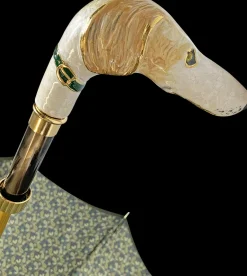 Fashion Il Marchesato Ombrello artigianale con levriero da uomo di lusso