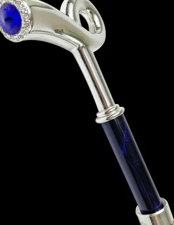 Discount Il Marchesato Ombrello artigianale con levriero da uomo di lusso