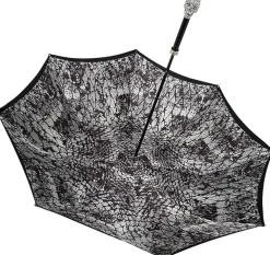 Best Il Marchesato Ombrello artigianale di lusso con teschio tempestato di Swarovski