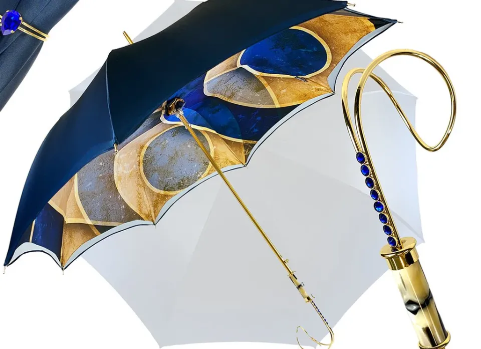 Fashion Il Marchesato Ombrello artigianale esclusivo disegno astratto