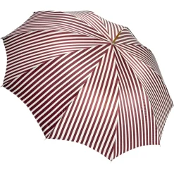 Discount Il Marchesato Ombrello automatico con manico cane da punta placcato oro 24K