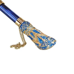 Online Il Marchesato Ombrello azzurro fine ed elegante