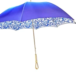 Discount Il Marchesato Ombrello azzurro fine ed elegante
