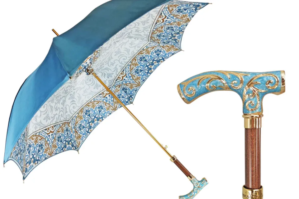 Sale Il Marchesato Ombrello azzurro fine ed elegante
