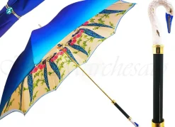 Online Il Marchesato Ombrello Cigno Incredibile Smaltato Su placcatura Oro 24K